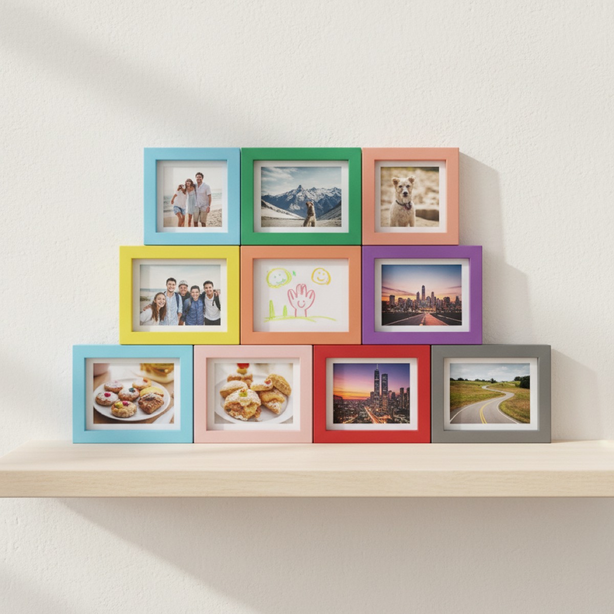 Coloured Frame with Photo